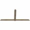 Ekena Millwork Eugene Rough Sawn Timber Gable Bracket, Douglas Fir, 108"W x 54"H x 2"D x 6"F, 12/12 Pitch GBW108X54X0206EUG00RDF - alternate 4